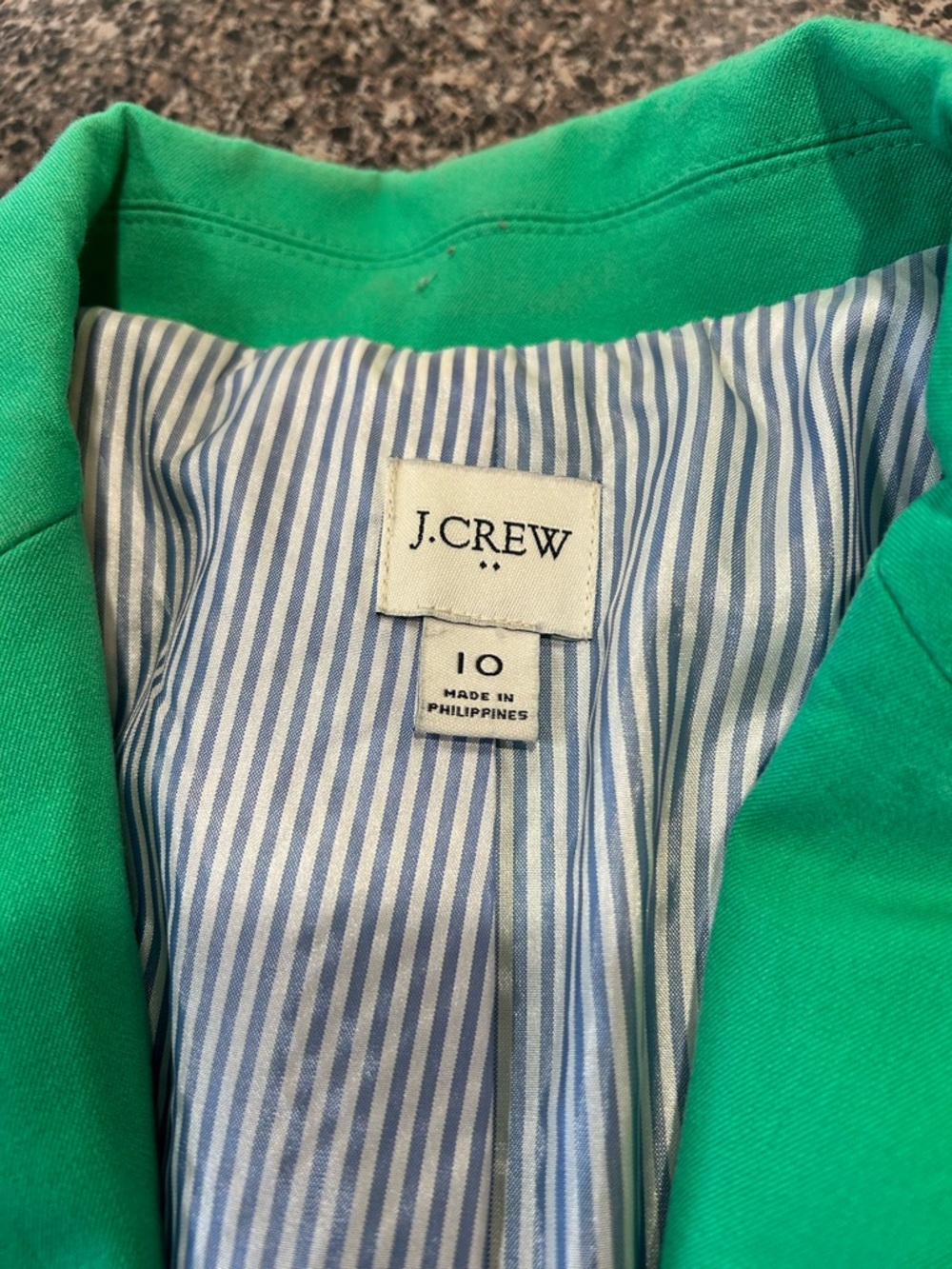 J. Crew Women's Teal Single-Button Blazer - Picture 2 of 12
